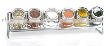 GLASS SPICE JAR/STORAGE JAR