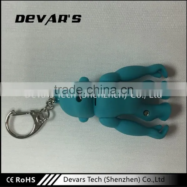 Low Price Professional Plastic Smart Robot Shaped Keychain With Lighter photo-6