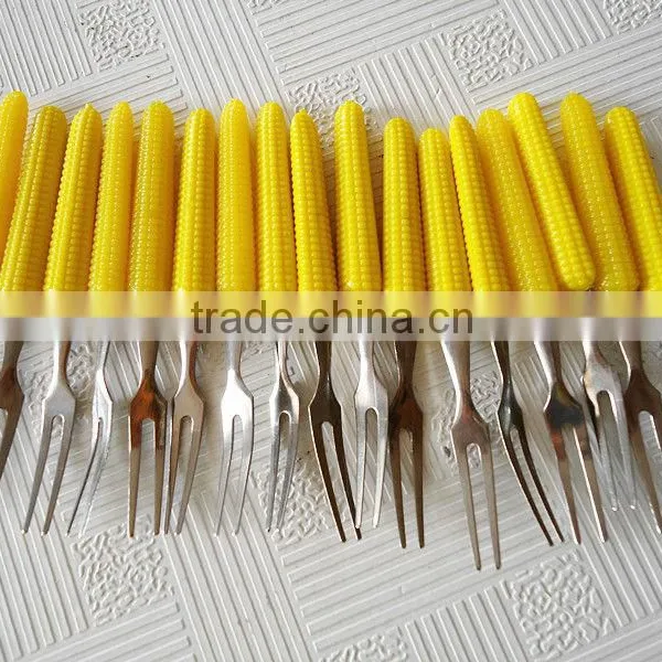 Novelty Items Corn Handle Small Fruit Fork
