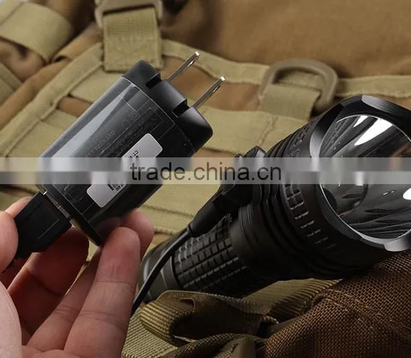 Dipper BD01 18650 26650 Flashlight Usb Flashlight Shockproof Tactical Flashlight photo-5
