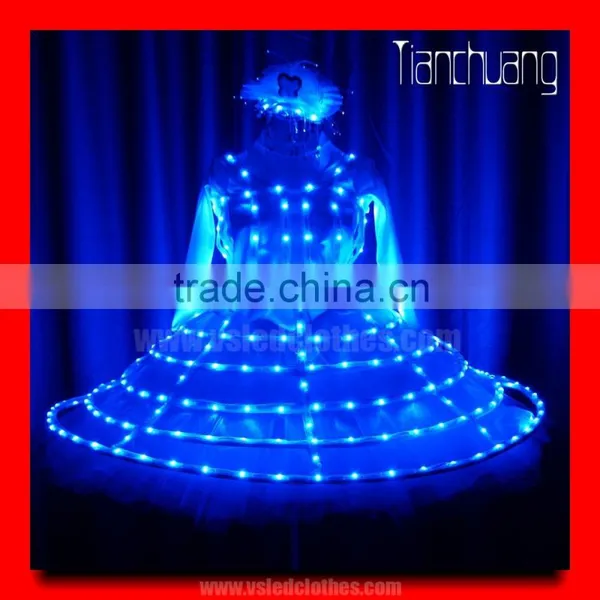 LED Christmas Dance Skirt, Programmable Short Dance Skirts