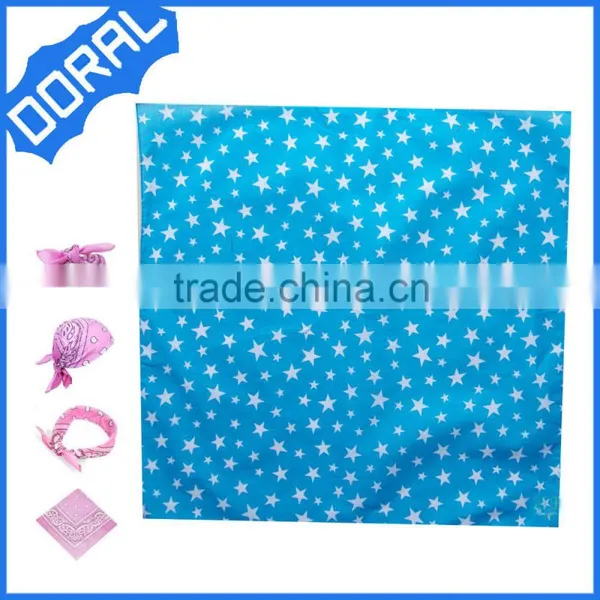Fashion Cotton Biker Scarf/Squared Bandana /Stretchy Bandana