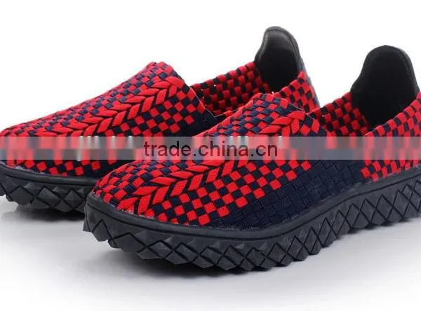 Fashion Woven Aqua Shoes