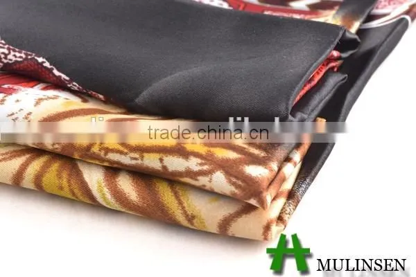 Shaoxing Textile Polyester 50D African Print Satin Fabric/ Wholesale Satin Fabric photo-5