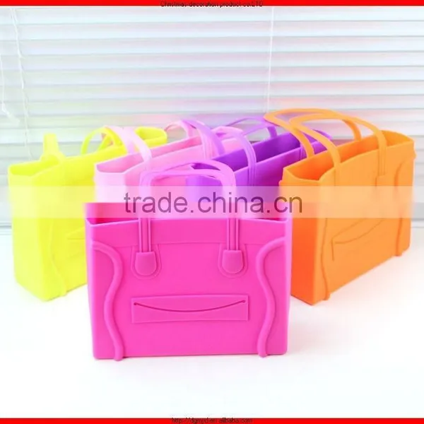 2015 Fashion Silicone Tote Bag Silicone Women Shoulder Bag