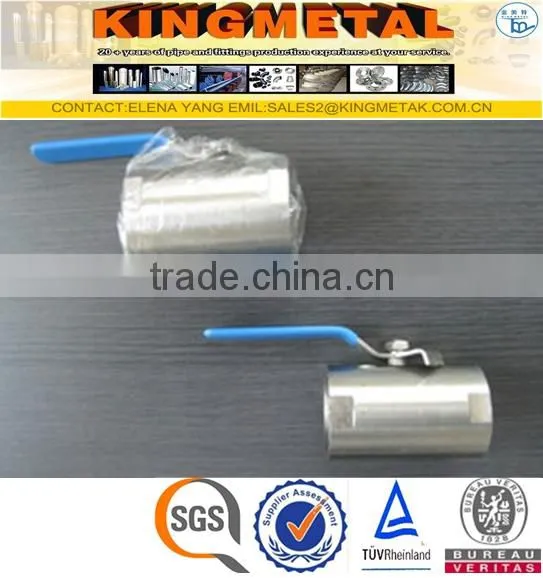 SS304 Pn 16 Stainless Steel 2 PC Ball Valve Price List photo-3