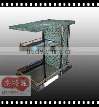 Polished Artificial Pebble Stone Panel, Hotel Stone Furniture photo-5