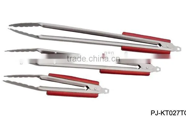 Wood Handle BBQ Tongs