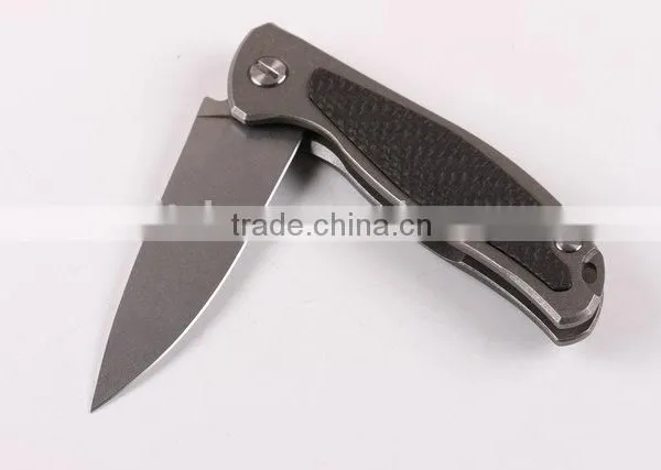 OEM Carbon Handle Folding Knife With D2 Blades photo-6