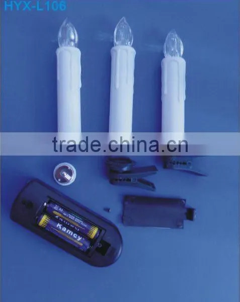 Christmas Tree Plastic Led Candles