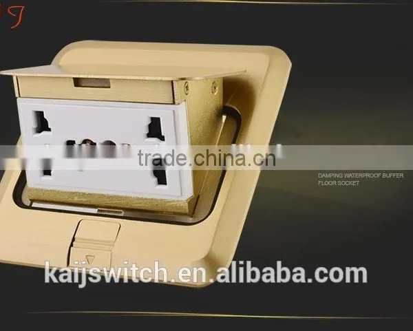 Multifunctional Aluminum Floor Sockets / Aluminum Floor Outlet