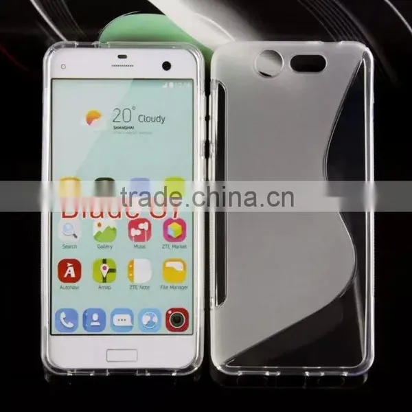 Mobile Accessories Ultra Thin TPU Gel S Line Cell Phone Case Cover for ZTE Blade S7 China Price photo-2