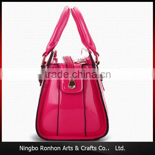 Popular Garnet Crocodile PU Leather Hand Bag for Lady photo-3