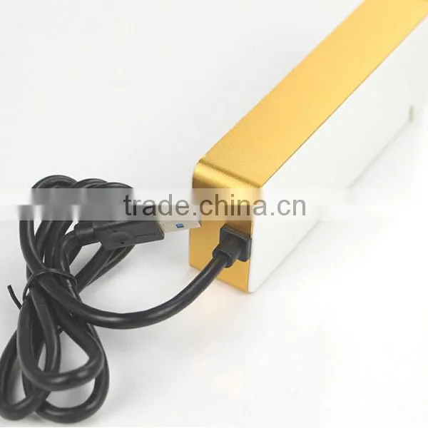 New 4-Port USB 3.0 Portable Aluminum Usb Hub With 2-Foot USB 3.0 Cable photo-5