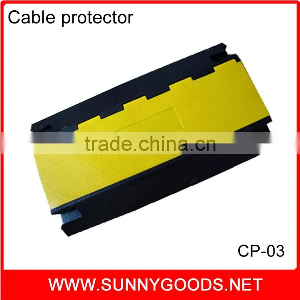 3 Channel Rubber Pvc Cable Protector Outdoor photo-3
