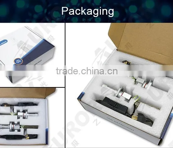 Hot LED Headlight Kit White With Cooling Fan 12V 4000LM H13 Led Kits photo-5
