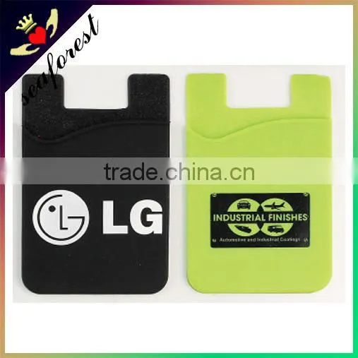 Custom Popular Silicone Smart Phone Wallet,Adhesive Phone Pouch,Silicone Card Holder for Promotion Advertising photo-5