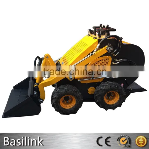 380 Mini Skid Steer Loader/BSL400 300kg~400kg Bucket Capacity 0.15m3 Mini Skid Steer Loader for Sale photo-6