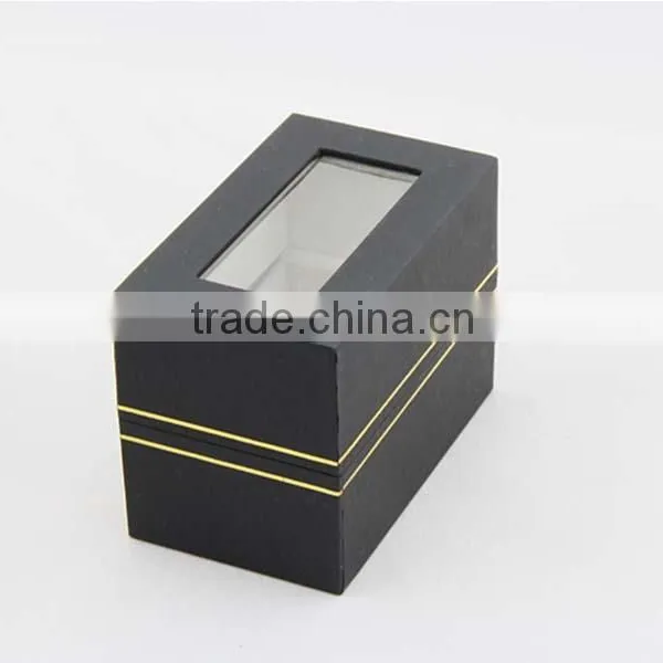 Low MOQ Cheap Professional Black Single Paper Watch Box photo-4
