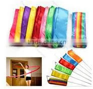 Chinese Gymnastic Gym Streamer Twirling Baton Rod Rhythmic Dance Ribbon photo-6