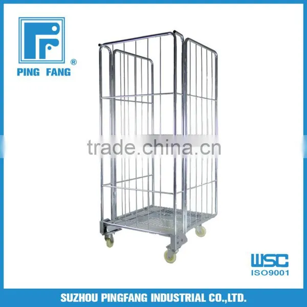 Foldable and Stackable Roll Container