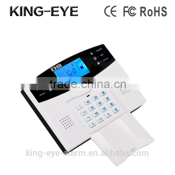 LCD screen 3 groups of timely arm and disarm hotel door alarm with door sensor