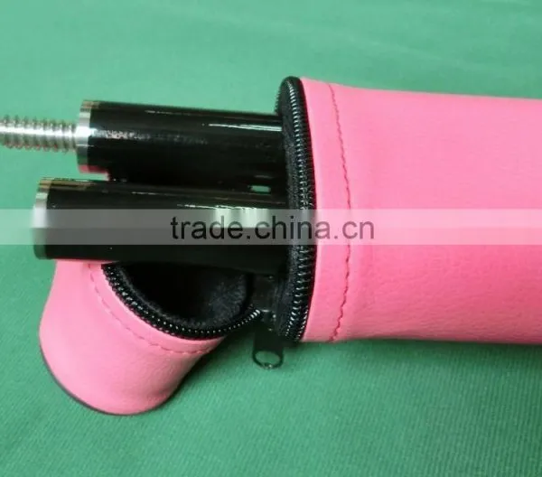Protable billiard pool cue case with cue billiard accessories