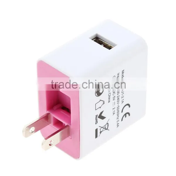 2 Pin US Type Approved CE ROHS Travel Commercial Application Haiti Usb Charger photo-2