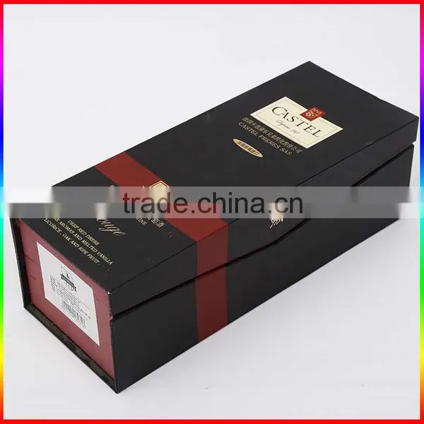 Folding Design Wine Bottle Glass Cardboard Wine Gift Box photo-2