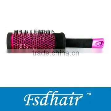 Plastic Aluminum Barrel Hair Brush