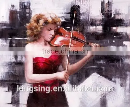 Pop Art Abstract People Painting Musim Painting HT 1690 photo-2