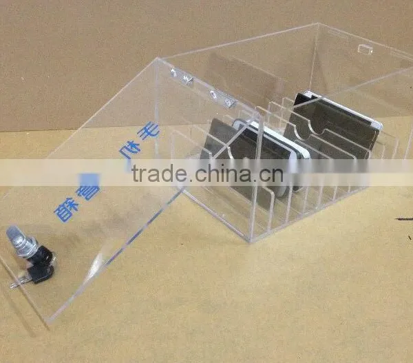 Clear Acrylic Mobile Phone Storage Box photo-2