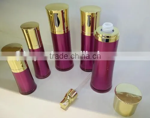 15/30/60/100/120ml Narrow Waist Round Acrylic Cosmetic Lotion Container JS-U03