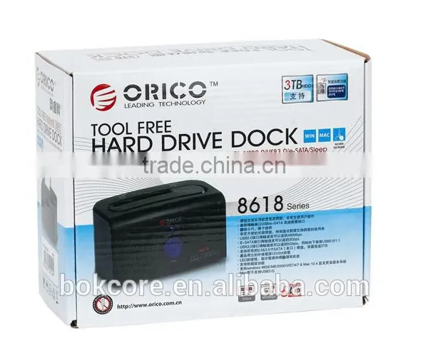 2.5 3.5 SATA HDD Docking Station ORICO 6618SUS USB E-SATA Hard Drive Caddy HDD Case Enclosure photo-6