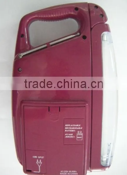 2x6W Rechargeable Lantern With Radio, Emergency Charger Light MODEL SF-238B photo-2