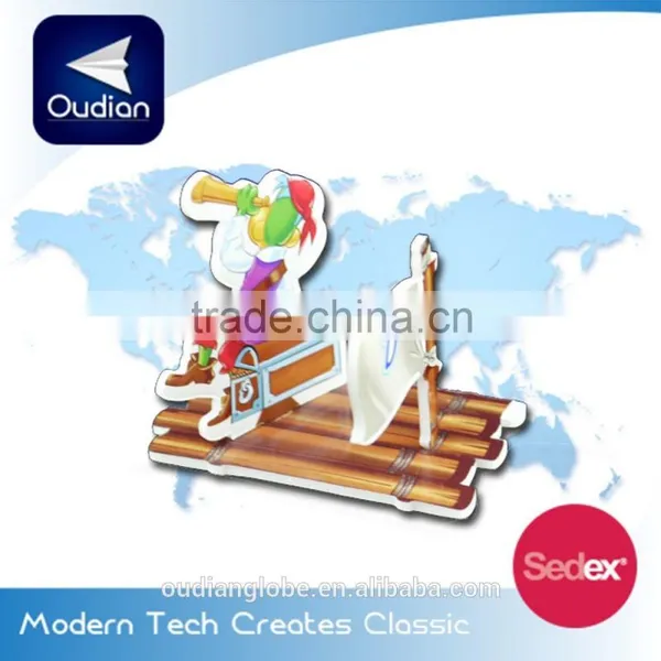 OEM Custom 3D Paper Puzzle Cardboard Puzzle Embossed Puzzle