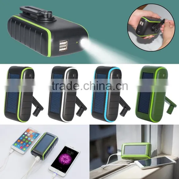 Fast Charge Outdoor Urgent Hand Dynamo Crank Mobile Charger , Universal Power Bank Charger photo-6