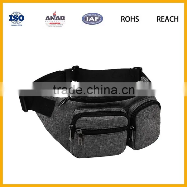 Men's Nylon Crossbody Bag Outdoor Sports Hiking Travel Riding Waist Bag photo-3