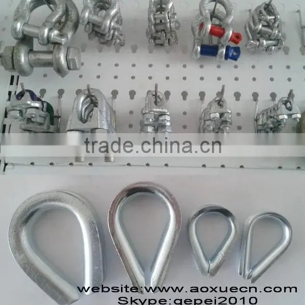 Marine Wire Rope Thimbles, Cable Clips, Lifting Chain Shackles