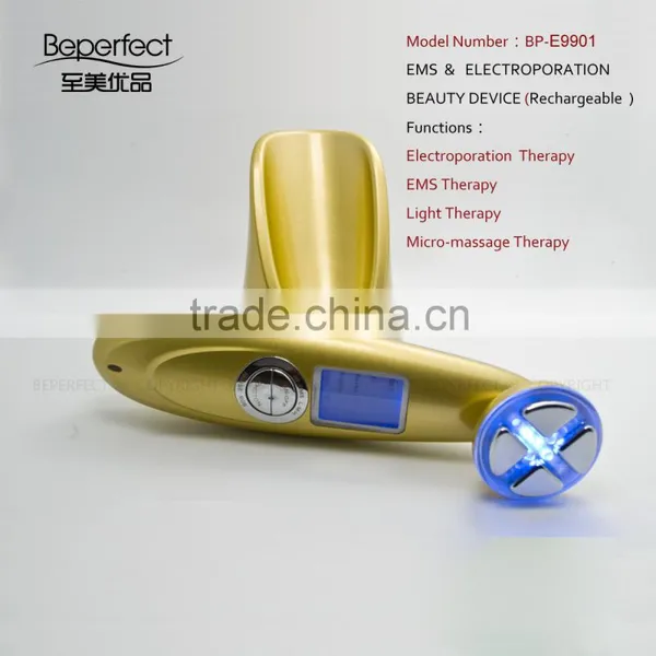 BPE9901-Facial Beauty Machine 5 in 1 Beauty Skin Care Face Massager Machine With EP,MP,LED,EMS,RF Multi-function Facial Massager