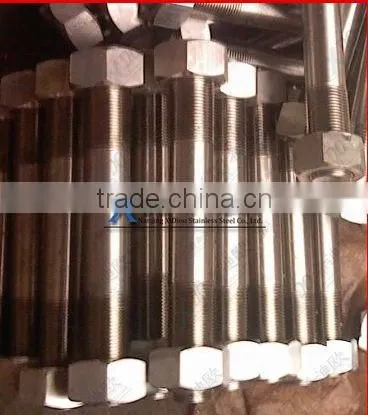 Alloy600. Alloy625. Alloy718. Alloy825. Alloy925 Stainless Steel Fasteners Stud Bolt photo-4