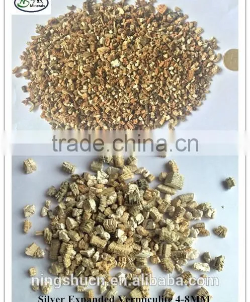 Gold Silver Expanded Vermiculite for Horticulture and Board, Plate photo-2