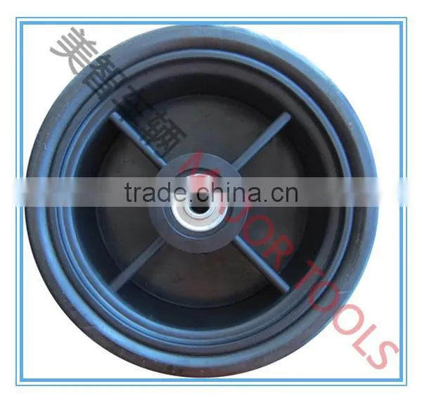 8x4 Wide Section Smooth Solid Rubber Wheel photo-2