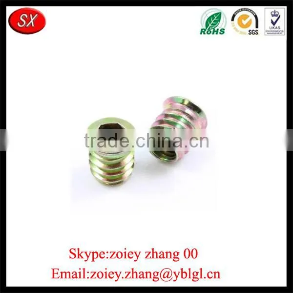 ISO Passed OEM Color Zinc Plated Steel Self Tapping Threaded Inserts photo-3