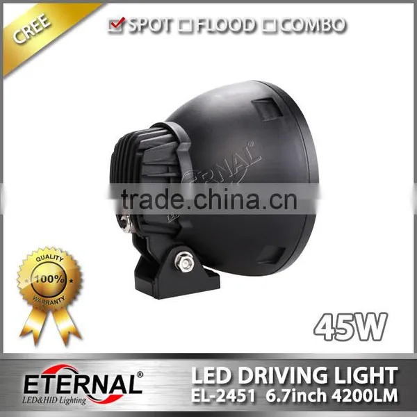 45W 4x4 High Power Offroad Jeep SUV ATV Car Led Work Light Driving Spot Beam Lamp photo-3
