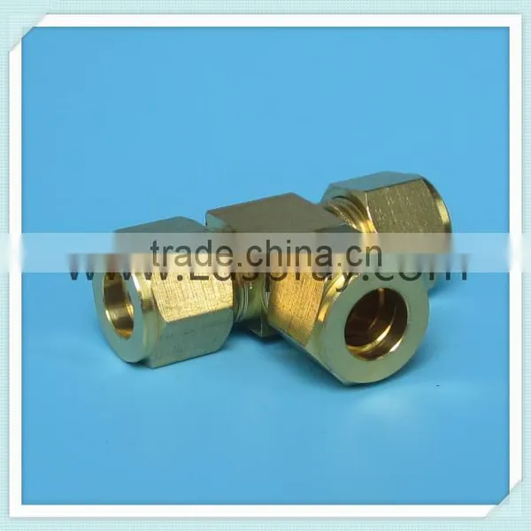 3/8" or 9.52mm Threaded Type Brass Tee Connector in Mist System Field photo-5