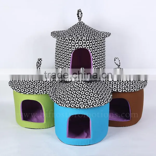 Hot Sale Fabric Folding Indoor Cat House photo-2