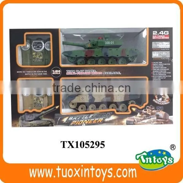 24G Mini Metal Tank Model Toy, Radio Remote Control Tank photo-2