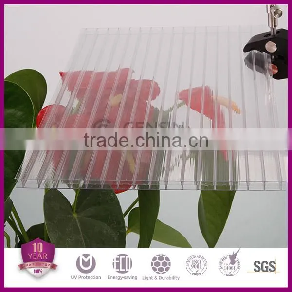 Gensin 6mm/8mm/10mm/12mm/16mm Polycarbonate 3-wall Sheet/ pc Greenhouse Sheet/roofing Sheet photo-4