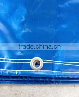 420g 500*500 18*22 PVC Cover Fabric Laminated Tarpaulin photo-6